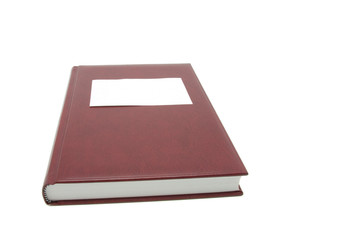 Notebook  isolated on a white background