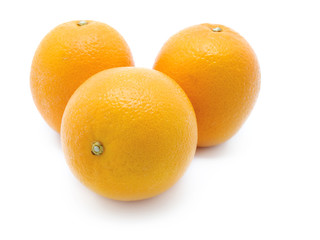 orange on white background