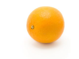 three orange on white background