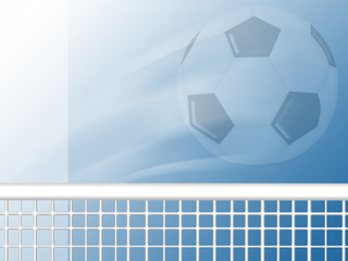 flying soccer football background design