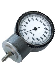 Old sphygmo manometer isolated on the white background