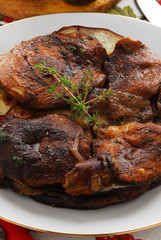 Tortino alle melanzane e funghi porcini - Contorno Toscana