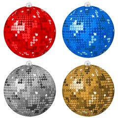 abstract Christmas balls 2