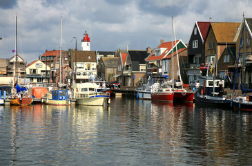 Fototapeta na wymiar Urk - Flevoland, Holandia