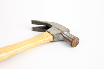 isolated hammer tool with white background