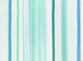 Green and blue striped fabric background