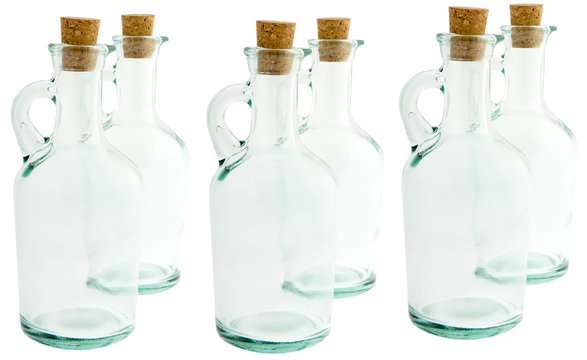Flasche aus Glas mit Korken