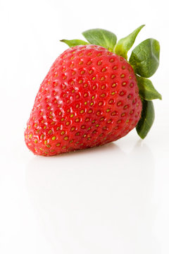 isolated strawberry
