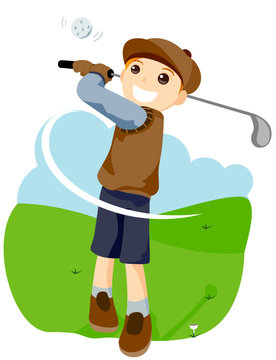 Playing Golf