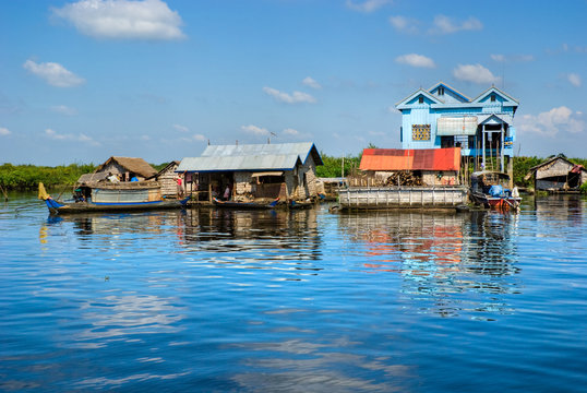 Tonle Sap lake, Battambang and Siem reap. Cambodia.