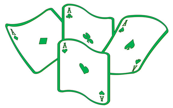 Carr&eacute; d'As vert