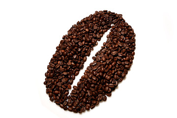 Kaffeebohne aus Kaffeebohnen