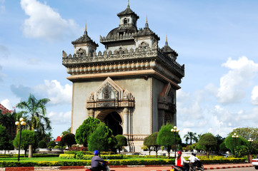 Fototapeta premium Le Patouxai de Vientiane - Laos