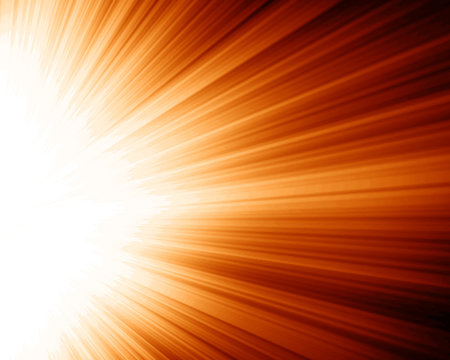 explosion on a red or orange background