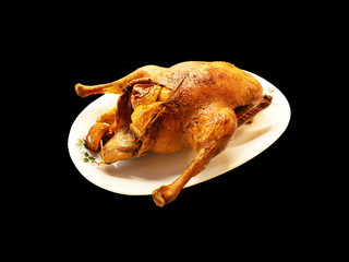 gefüllte Weihnachtsgans