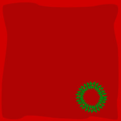 Christmas wreath background