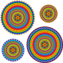 Ethnic ornament, circle