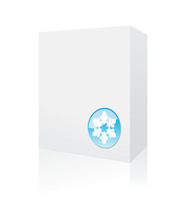 box with snowflake badge