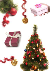 New Year's mood and New Year's toys