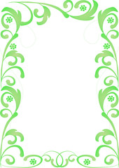 Rahmen grün vector