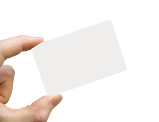 Fototapeta premium blank business card