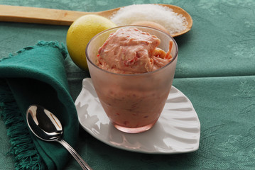 Sorbetto di mirtilli al latticello