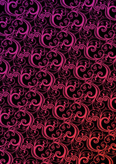Stylish pink and black wallpaper