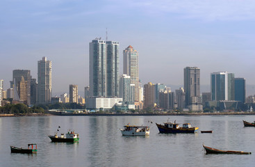 Fototapeta premium wid angle picture of the panama city