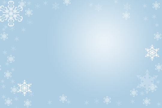 illustration of a winter background
