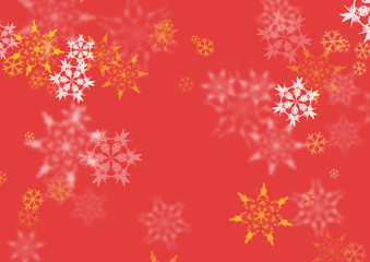 christmas background in red