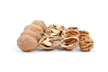 Walnuts (whole and cracked), nutshells and kernels