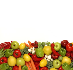 vegetables and fruits