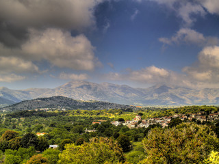 HDRI Foto Wolken über Lassithi, Kreta, Griechenland