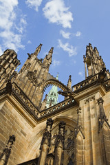 Fototapeta na wymiar Image of St.Vitus Cathedral from Prague Castle.