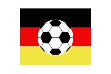 Obraz premium Fußball abstrakt