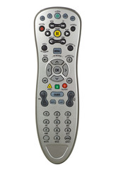 Remote control isolated on white background.