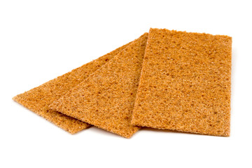 Rye bread isolated on a white background