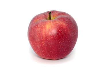 Red apple isolated on white background