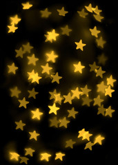 Abstract bokeh stars