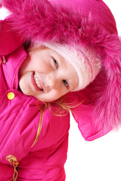 happy little girl