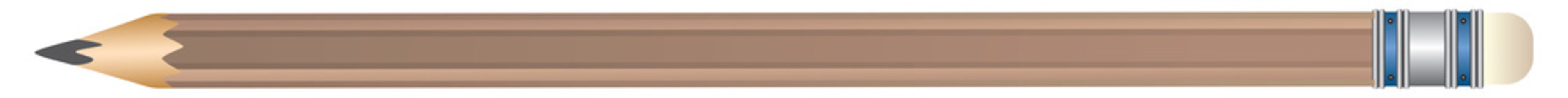 illustration of a pencil on a white background
