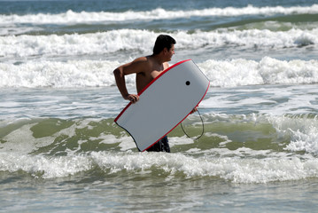 Boogie boarding