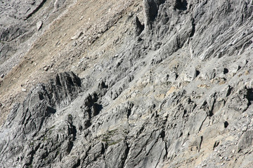 Rocks in Austrian Alps - background texture. Abstract pattern.