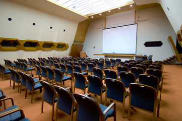 Fototapeta premium The prespective of a conference or functional hall