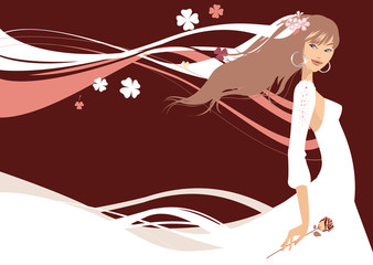 Beautiful Bride, illustration