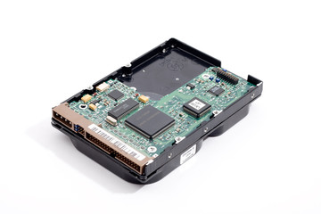 hard disc isolated