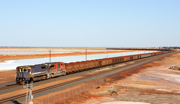 Eisenbahn im Outback Australiens