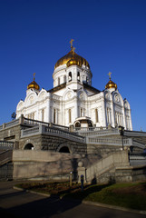 Fototapeta na wymiar Crist Savior orthodox cathedral in Moscow, Russia