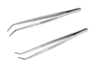 Tweezers isolated
