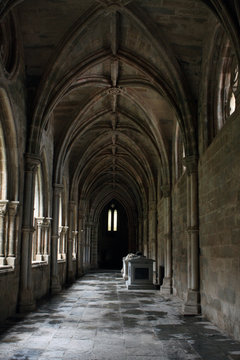 Inside the Cloister of the Cathedral of Evora, Portugal